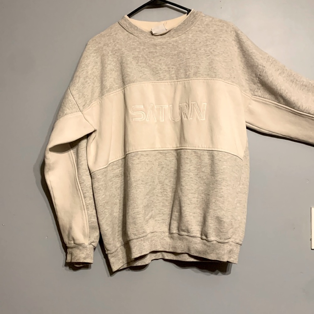Gray/White Saturn SportSwear Sweater